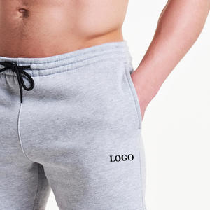 Pantalones cortos de color sólido para hombre, material suave al tacto, con diseño de logotipo personalizable y cintura elástica para mayor comodidad en verano, precio económico. - Product Image 4