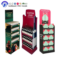 Carton pliable écologique personnalisé pour présentoir de magasin de détail, boissons, aliments, bonbons, présentoir autoportant