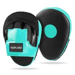 Guantes Curvos de Velocidad de Cuero de Microfibra con Absorción de Impactos, Manoplas Pequeñas de Precisión con Logotipo Personalizado para Entrenamiento de Muay Thai y Boxeo - Product Image 5