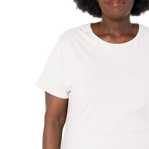 Camiseta Clásica de Manga Corta para Mujer, 100% Algodón, Cuello Redondo, Súper Suave, Estilo Urbano, Precio Económico, OEM - Product Image 5