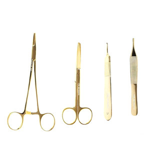 Kit de sutura quirúrgica en oferta, kit de sutura para estudiantes de medicina, kit de entrenamiento para operaciones, instrumentos quirúrgicos veterinarios - Product Image 3