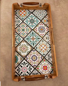 Articles décoratifs pour la maison de qualité en bois standard horloge murale époxy pour salon chambre et décoration de bureau d'Inde - Product Image 1