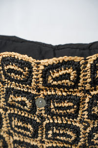 Sac à main vintage en raphia pour femme 2026 – Élégant, naturel, écologique, léger, avec sangle en cuir personnalisable – Idéal pour le quotidien, les voyages, le shopping et la plage - Product Image 3