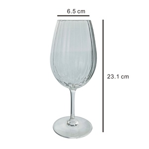 Copas de Vino de Plástico Acanalado Irrompibles de 21.9 oz para Fiestas y Restaurantes - Product Image 3