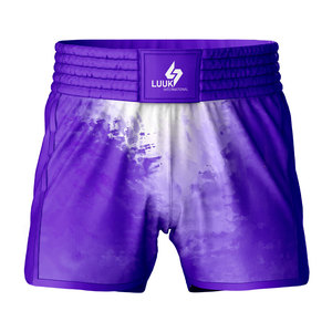 Pantalones Cortos de Muay Thai Sublimados Personalizados para Hombre, de Secado Rápido, Transpirables, para Kickboxing, con Impresión de Logotipo, OEM, para Entrenamiento en Equipo - Product Image 5