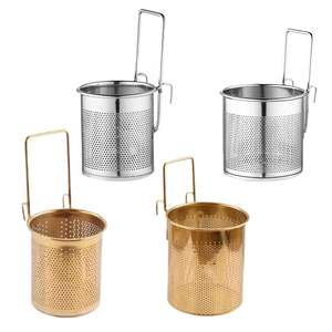 Panier égouttoir à nouilles en acier inoxydable de style traditionnel, utilisé dans les restaurants asiatiques et les magasins de nouilles dans le monde entier - Product Image 4