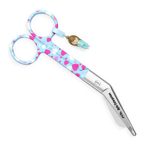 Tijeras de enfermería tipo pico de pato para uso médico, diseñadas para cortes rápidos y precisos en vendajes y apósitos. - Product Image 4