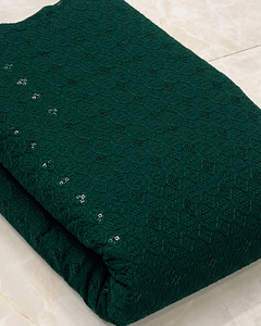Tissu brodé SQ, tissu perlé, tissu de soie brodé, tissu de chiffon, tissu pour abaya, matière pour kaftan, vente en gros, export, vrac, USA - Product Image 3