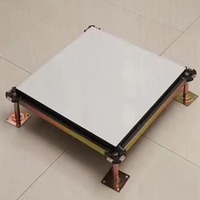 Plancher surélevé en acier 600x600mm/610x610mm pour salle informatique, bureau, salle de serveurs, installation facile et nettoyage simplifié