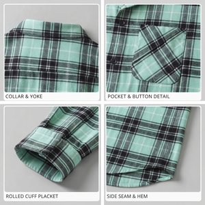 Men's Flannel Night <b>Shirt</b> Button Down <b>Plaid</b> Sleep Top Winter Wear Flannel Night Top Full Sleeve Nightwear <b>Shirt</b> Men <b>Plaid</b> Top - Product Image 6