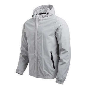 Novedad de Otoño, Chaquetas Deportivas Personalizadas con Capucha para Hombre, Chaqueta Cortavientos Impermeable Vintage con Cremallera de Poliéster - Product Image 1