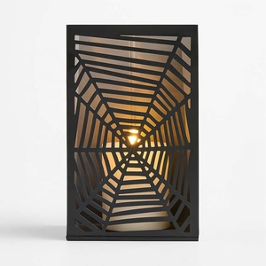 Nouveau Porte-bougie votif en métal en forme de sac avec découpe araignée pour la décoration d'Halloween - Product Image 2