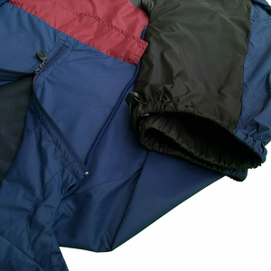 Conjunto Deportivo Ligero con Capucha y Bolsillos Laterales, Chaqueta Deportiva Larga, Verde, Azul Marino, Blanco, para Primavera, Cortavientos - Product Image 2