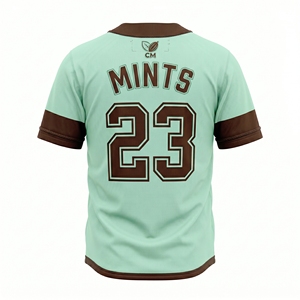 Camiseta de Béisbol de Manga Corta Personalizada al Por Mayor, MOQ Bajo, Diseño Nuevo de Alta Calidad para Adultos - Product Image 2