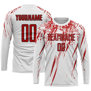 Camiseta de Fútbol Personalizada para Hombre, Uniformes de Fútbol 100% Poliéster, Manga Corta, Absorbe la Humedad, Ecológica, Nombre del Equipo Personalizado en la Parte Delantera - Product Image 3