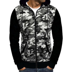 Sudadera con Capucha Táctica de Invierno con Diseño de Camuflaje, Estampado por Sublimación, Cierre de Cremallera, Forro Polar de Poliéster - Product Image 2