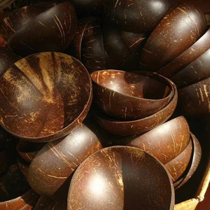 Handcrafted Coconut Bowls for Serving | Wholesale Eco Friendly Tableware | 2026 New Arrival - Product Image 1