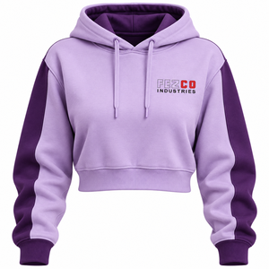 Hooded <b>Top</b> <b>for</b> Casual and Streetwear Fashion Custom logo OEM 100% Cotton <b>Fleece</b> <b>Women</b> Hoodies Sweatshirt - Product Image 3