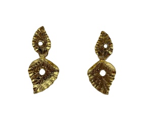 ต่างหูเครื่องรางชุบทองคลาสสิกพร้อมไข่มุกของขวัญสำหรับงานแต่งงานและปาร์ตี้สำหรับผู้หญิง - Product Image 1