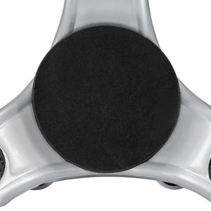 Chariot à meubles robuste, capacité de charge de 440 lb, chariot à 3 roues en acier, roulettes triangulaires pivotantes en acier au carbone de 6,3 pouces pour déménageurs - Product Image 6