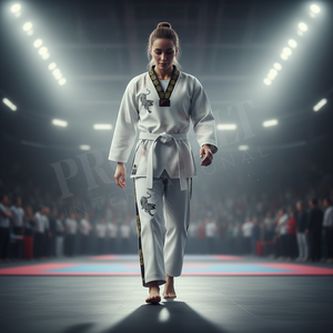 Vêtements d'arts martiaux professionnels en feutre, fabricant de vêtements de karaté sur mesure, vente en gros acceptée, uniforme de kung-fu et de karaté unisexe avec marque privée - Product Image 3