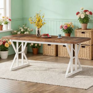 Tavolo da Pranzo Moderno Rettangolare con Piano in Pietra, Arredamento per Casa, Appartamento o Villa - Product Image 6