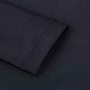 Maillot de bain à manches longues pour homme, noir, à séchage rapide, en polyester, pour la natation, l'entraînement sportif, la remise en forme, le surf, le cyclisme - Product Image 5