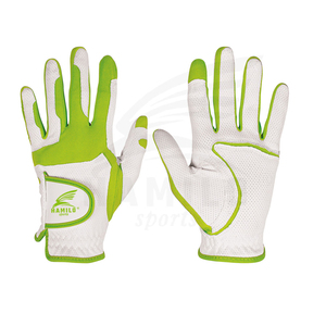 Low MOQ Genuine Leather Outdoor Sports Golf <b>Gloves</b> High Quality Solid Color Men Adjustable Wrist Strap Custom Logo - Product Image 3