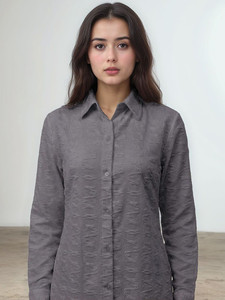 Nouvelle Robe Décontractée Mi-Longue à Manches Longues pour Femme, Modèle Été, Tricotée, Boutonnée, Respirante, Grande Taille, Idéale pour le Bureau - Product Image 3