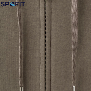 Sweat à capuche haute performance pour hommes, logo personnalisé, 100 % coton, sport de plein air, sweat à capuche zippé de haute qualité pour garçons, coupe classique, streetwear - Product Image 4