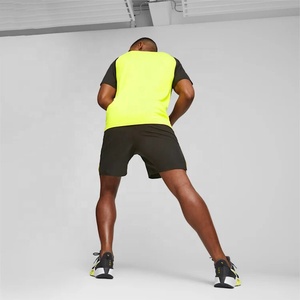 Pantalones Cortos Deportivos para Hombre, Diseño Color Block Personalizado, Transpirables, de Secado Rápido, para Entrenamiento Atlético, 100% Poliéster Tejido - Product Image 2
