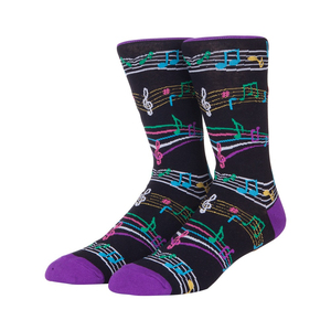 Chaussettes pour hommes, motif pastèque jaune, tricotées en coton et élasthanne, respirantes pour l'été, usage quotidien, coupe classique - Product Image 2