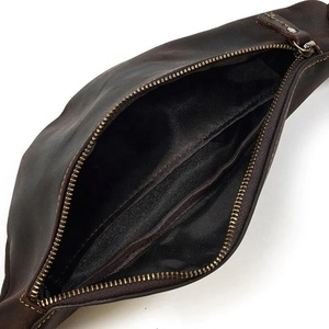 Sac banane en cuir multi-couches, tendance, décontracté et polyvalent, écologique, durable, avec fermeture éclair, sacs banane en cuir à porter à l'épaule - Product Image 2