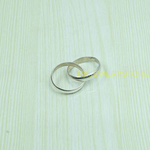 Anillo de Plata de Ley 925 con Banda Superpuesta para Mujer, Anillo de Plata Minimalista de Doble Capa Apilable, Joyería de Diseño Simple Hecha a Mano - Product Image 3