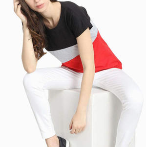 Camiseta informal de verano para mujer, top para uso diario, tela suave, corte relajado, ideal para el hogar, viajes, moda urbana - Product Image 5