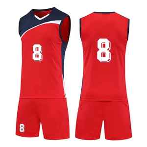 Uniforme de volley-ball personnalisé pour hommes, 100% polyester, produit très vendu, dernier design, uniforme de volley-ball durable - Product Image 6