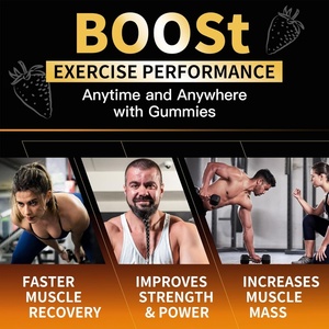 סוכריות גומי אנרגיה עם קריאטין מונוהידראט, מותג פרטי בהתאמה אישית של שירותי בריאות, ויטמין גומי לעיסה, מולטי ויטמין לגברים ונשים - Product Image 2