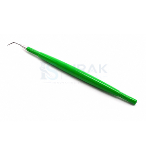 Outil professionnel d'isolation pour rehaussement de cils en acier inoxydable avec manche vert et rose pour lifting des cils - Product Image 1