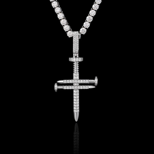 Pendentif personnalisé pour homme, style hip-hop, plaqué or, alliage, serti de CZ - Product Image 3