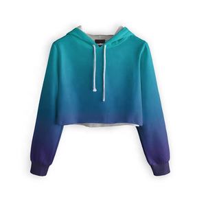 2021 Women Pullover Streetwear <b>Hoodie</b> <b>Gym</b> Crop Top Hoodies Coat Factory Clothing Plain Western - Product Image 5