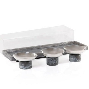 Bol à bonbons créatif en aluminium nickelé poli, écologique, pour mariage, fête, décoration de la maison - Product Image 1