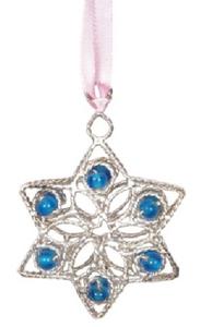 Ornement de Noël suspendu de style moderne, bleu brillant, avec boutons perlés, imperméable, durable, taille personnalisée, décoration directe d'usine - Product Image 4