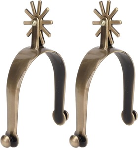 Espuelas de acero inoxidable para caballos, espuelas vaqueras occidentales, otros productos de equipo ecuestre hechos en Pakistán, en stock. - Product Image 5