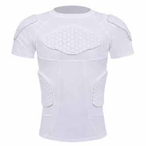 เสื้อยืดกีฬา Rashguard เสื้อรัดกล้ามเนื้อแบบกำหนดเอง เสื้อยืดฟิตเนส เสื้อรัดกล้ามเนื้อผู้ชาย แขนสั้น - Product Image 5