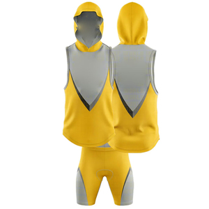 OEM Wholesale High Quality <b>Compression</b> Wear 7v7 Football Uniform Fully Polyester Heat-Transfer Printed Breathable Sleeveless - Product Image 5