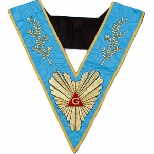 เครื่องประดับพิธีกรรมเมสันแบบฝรั่งเศส อุปกรณ์พิธีกรรมแบบสก็อต ปักลายแฟชั่น ปรับแต่งสีและโลโก้ได้ - Product Image 1