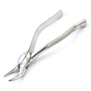 CLASTY INSTRUMENTS Herramientas Manuales Plateadas con Empuñadura Moleteada, Certificación CE Clase I, Empaque Personalizado, Pinzas Quirúrgicas Dentales de Acero Inoxidable - Product Image 3