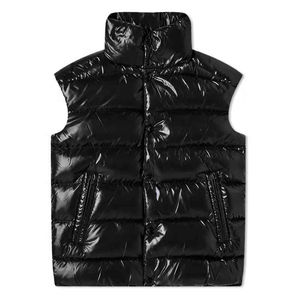 Chaleco acolchado de invierno sin mangas con capucha, 100% poliéster, cómodo, brillante, nuevo, para hombre, con cierre de cremallera. - Product Image 2