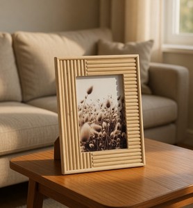 Marco de Fotos de Madera de Mango Hecho a Mano, Personalizable, Ecológico, Moderno, Rústico y Creativo, Decoración para el Hogar, Varios Tamaños, Superventas - Product Image 2