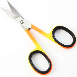 Ciseaux à ongles professionnels en acier inoxydable, lame droite, coupe-cuticules, manche rond, outil de soin des ongles durable - Product Image 5